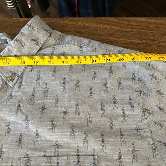 ❤️NWT Eddie Bauer Blue Casual Button Down Shirt 3XL - Picture 7 of 10